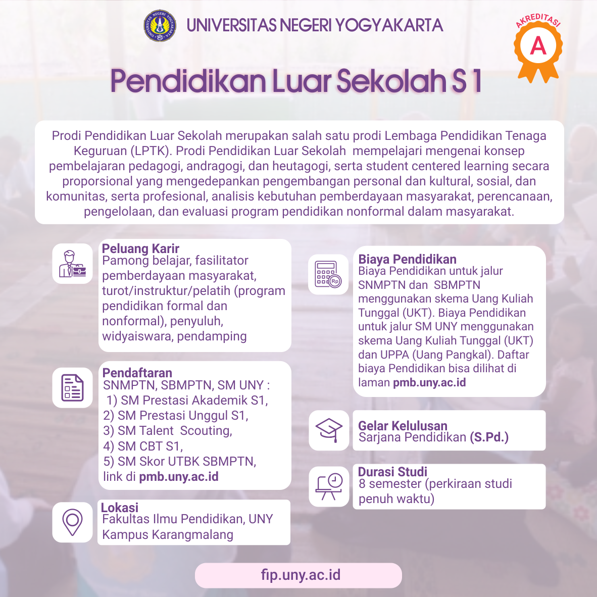 S1-Pendidikan Luar Sekolah | PMB UNY